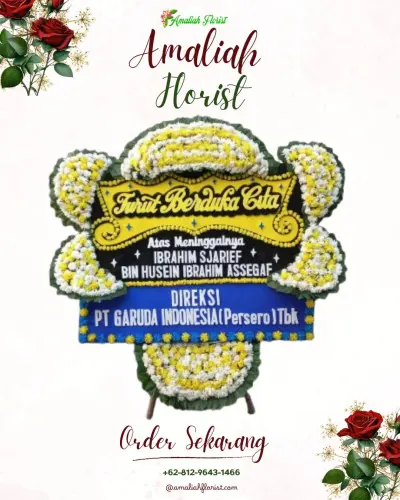 Papan Bunga Duka di Carenang