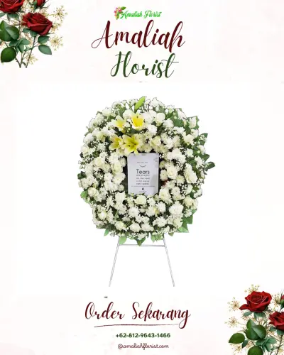 Krans Bunga Duka Cita di Carenang