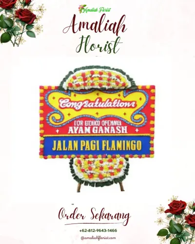 Bunga Papan Congratulation di Carenang